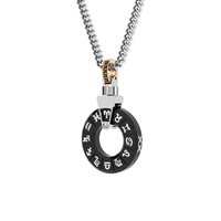 Collana Rosso Amante Uomo ANNIVERSARIO 20 in Acciaio Spinello UCN514BR